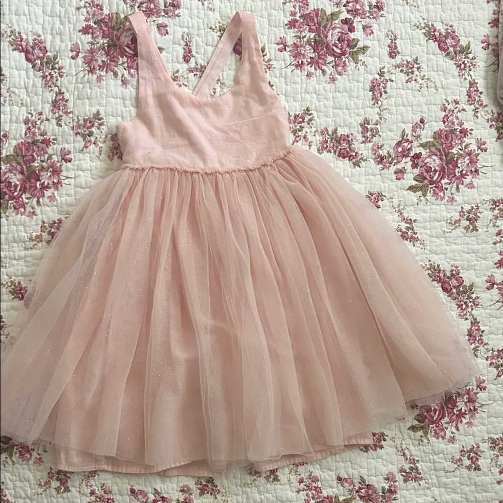 Girls Pink Tulle Party Dress - Cotton:On